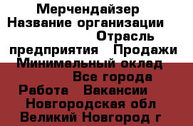 Мерчендайзер › Название организации ­ Team PRO 24 › Отрасль предприятия ­ Продажи › Минимальный оклад ­ 30 000 - Все города Работа » Вакансии   . Новгородская обл.,Великий Новгород г.